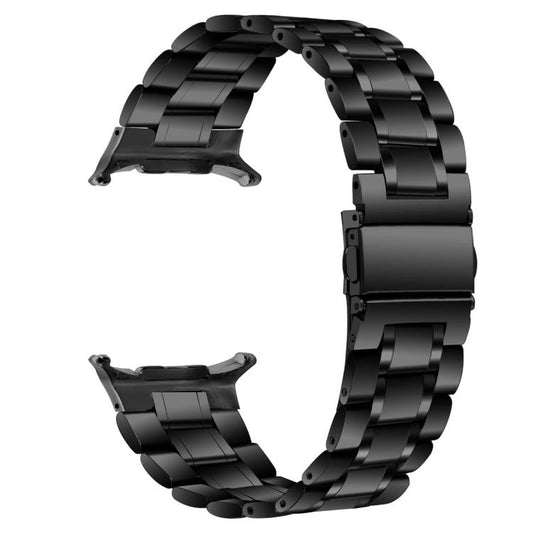 For Samsung Galaxy Watch Ultra / Ultra 2025 Five Beads Stainless Steel Metal Watch Band(Black) by bashfashion