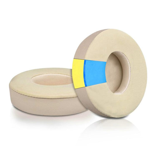 1 Pair Ice Feeling Gel Replacement Earpads For Beats Solo3 / Solo2(Matte Gold) by bashfashion