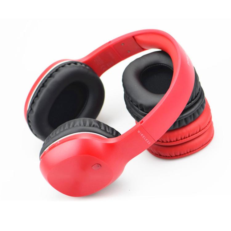 2pcs Ice Silk Cloth Snap-on Replacement Earpads For EDIFIER W800BT PLUS(Red) by bashfashion