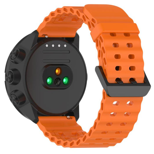 For Suunto 9 / 7 / Spartan Sport xDfind Ocean Dual Pin Buckle Silicone Watch Band(Orange) by xDfind
