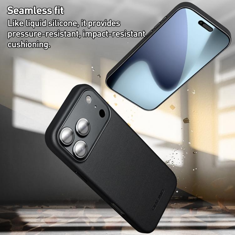 For iPhone 17 QIALINO Technology Leather MagSafe Phone Case(Black) by QIALINO