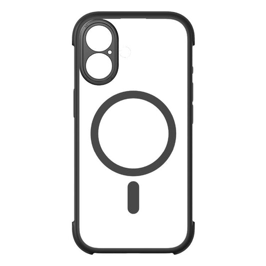 For iPhone 17 MOMAX Airbag Shockproof MagSafe Phone Case(Black) by MOMAX