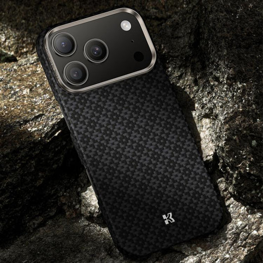 For iPhone 17 Pro Benks Color Shield C1 Classic Kevlar Woven Diamond MagSafe Phone Case(Black) by Benks