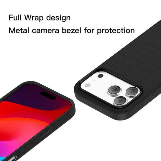 For iPhone 17 Pro Mutural Rhyme Series Satin Texture Leather MagSafe Phone Case(Brown) by Mutural