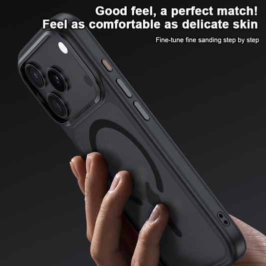 For iPhone 17 Pro Benks Skin Feel Series MagSafe Magnetic Shockproof Phone Case(Black) by Benks