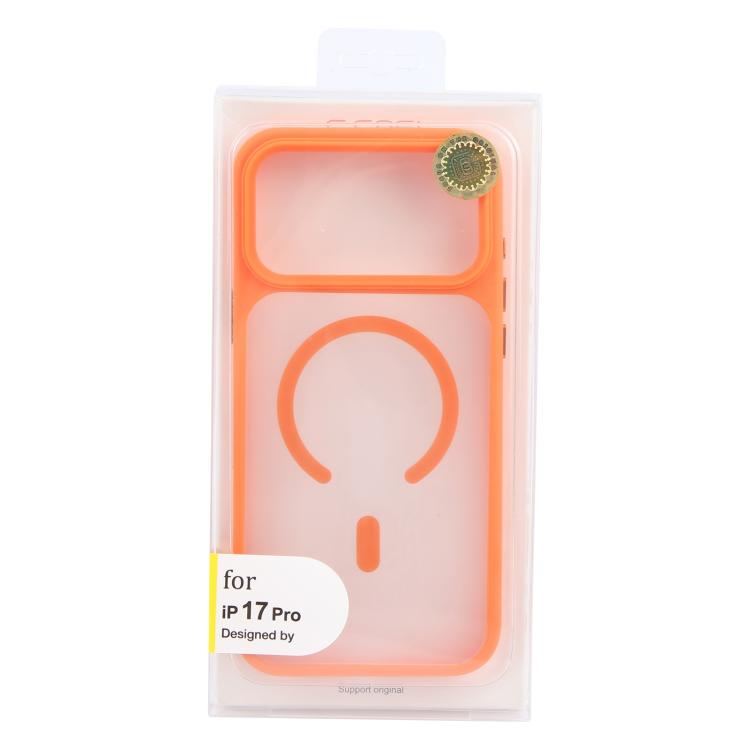 For iPhone 17 Pro GEBEI Jazz Series Skin Feel Frosted MagSafe Phone Case(Orange) by GEBEI