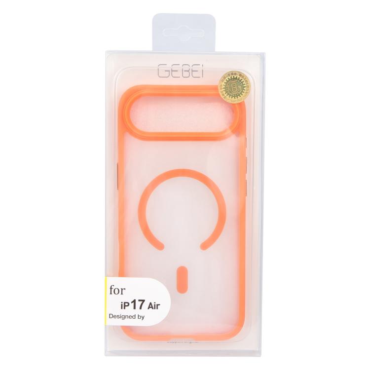 For iPhone Air GEBEI Jazz Series Skin Feel Frosted MagSafe Phone Case(Orange) by GEBEI