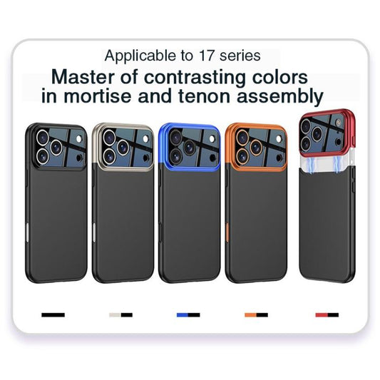 For iPhone 17 Pro Max GKK Color Master Splicing Phone Case(Blue Black) by GKK