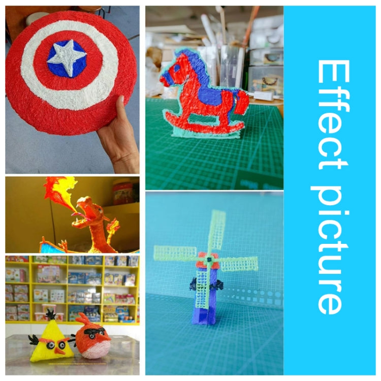 10m 1.75mm Normal Temperature PLA Cable 3D Printing Pen Consumables(Baby Blue) by bashfashion