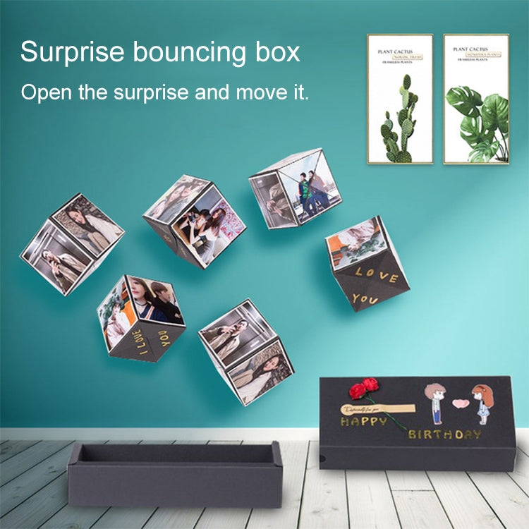 Creative DIY Handmade Photo Album Surprise Explosion Bouncing Gift Box, Finished Version by bashfashion