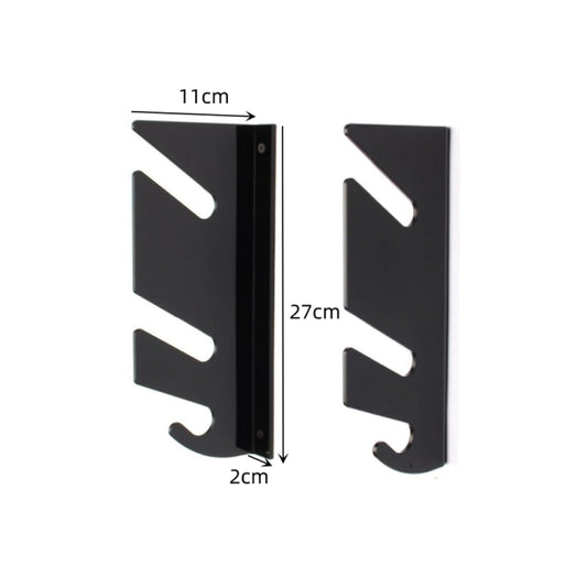 YX018 1 Pair Four-Wheel Skateboard Wall Mount Bracket by bashfashion