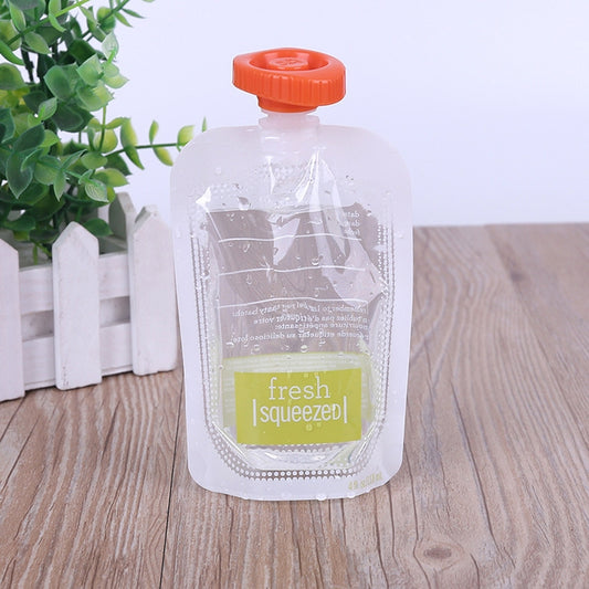 50 PCS Puree Extruder Squeeze Pouch Food Distribution Storage Bag, Compatible with HC14554 Food Dispenser by bashfashion