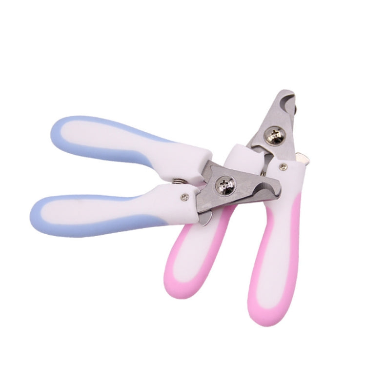 Pet Nail Clippers and Polisher Set, Size: Small(Pink) by bashfashion