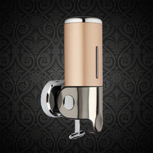 Dual Hotel Shower Manual Dispenser Wall Mounted Washing Liquid Shampoo Soap Bottle, Capacity: 1000ml(Gold) by bashfashion