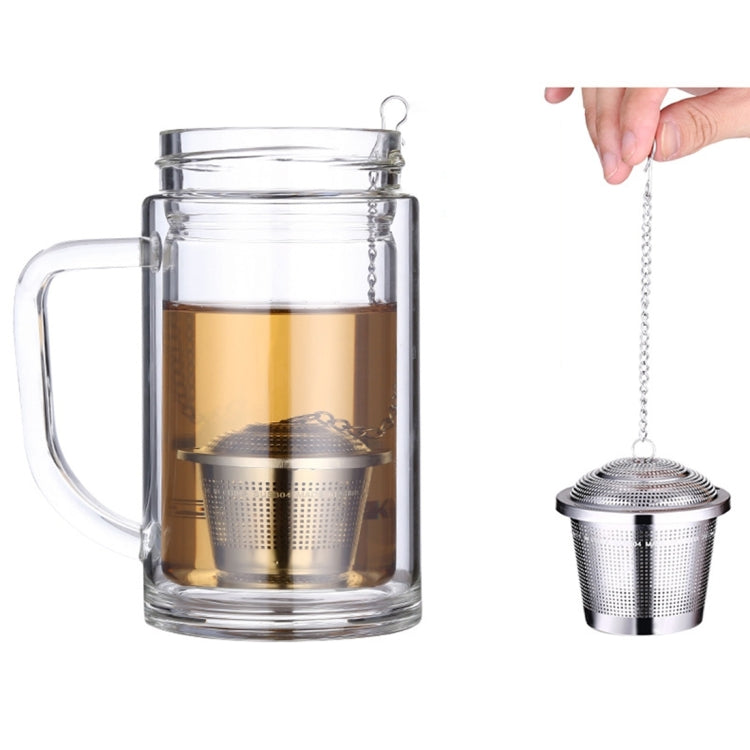 Stainless Steel Locking Spice Tea Strainer Mesh Infuser Tea Ball Filter, Middle Size: 6.5 x 6cm by bashfashion