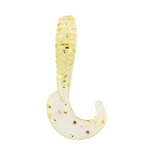 100 PCS Sequins Long Tail Maggots Shape Fishing Lures Artificial Fishing Bait, Length: 3.5cm by bashfashion