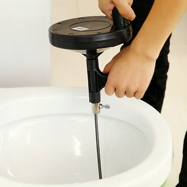 5m Metal Head kitchen Toilet Sewer Blockage Hand Tool Pipe Dredger Drains Dredge Pipes Sewer Sink Cleaning Clogs by bashfashion