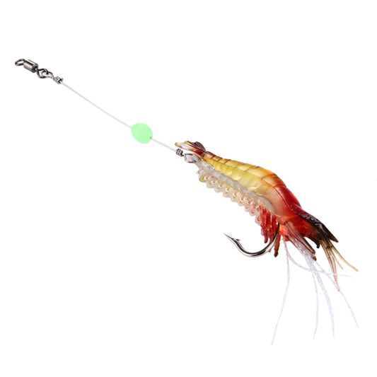 Luminous Shrimp Shape Fishing Lures Artificial Fishing Bait with Hook, Length: 7cm by bashfashion