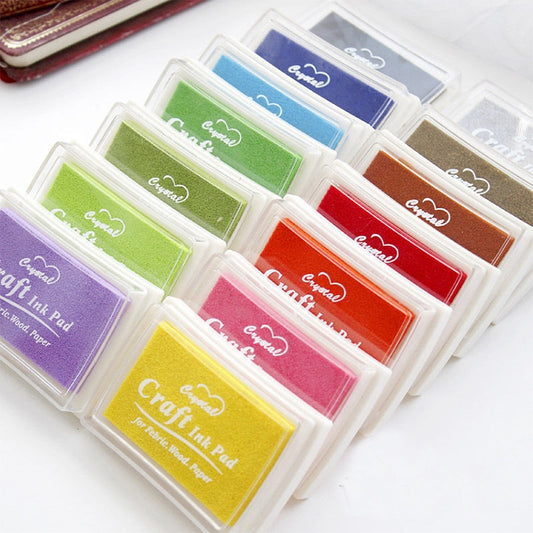 Hot Chic Child Craft Oil Based DIY InkPad Rubber Stamps 15 Colors by bashfashion