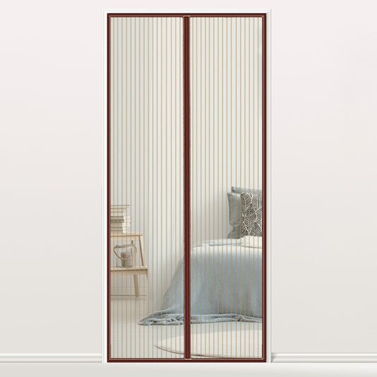 Magnetic Door Curtain Mosquito-proof Screen Door Curtain, Size:190x100cm(Coffee) by bashfashion