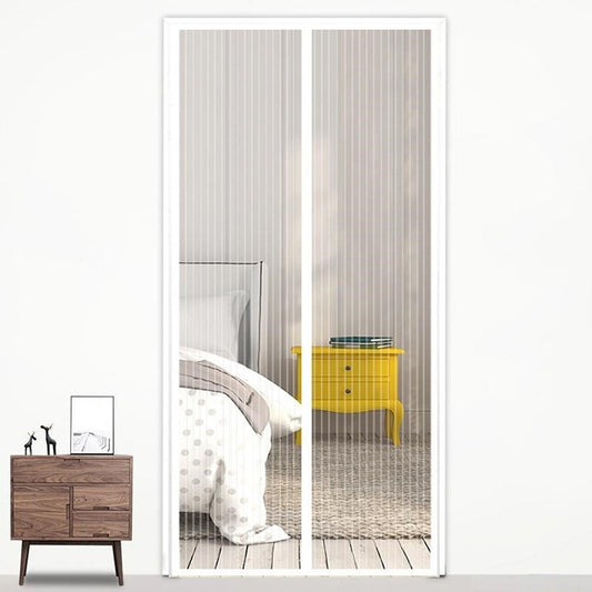 Magnetic Door Curtain Mosquito-proof Screen Door Curtain, Size:190x100cm(White) by bashfashion