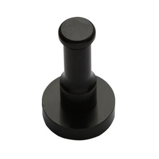 Color Personality Space Aluminum Round Hook Single Hook Kitchen Color Clothes Hook No Rust (Black) by bashfashion