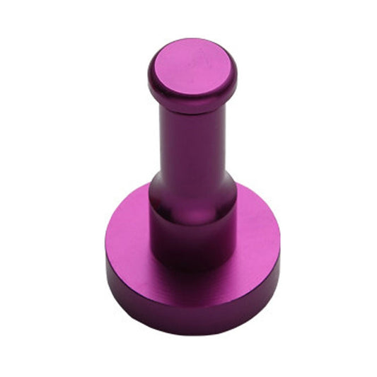 Color Personality Space Aluminum Round Hook Single Hook Kitchen Color Clothes Hook No Rust (Purple) by bashfashion