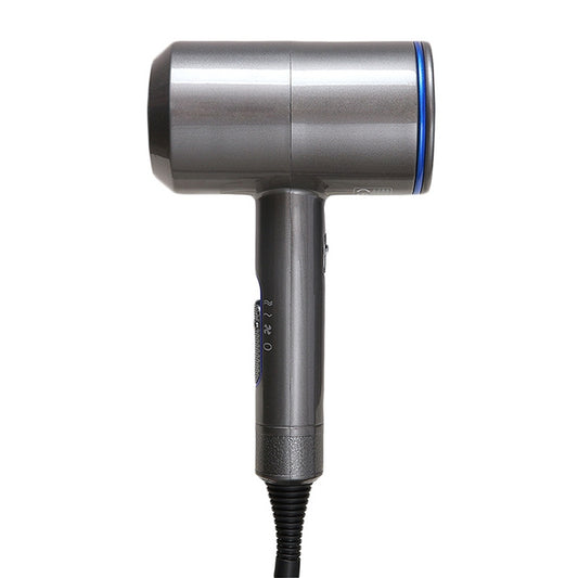 High-power 2000W Anionic Cold Hot Air Constant Temperature Hair Dryer, UK Plug(Grey+Blue) by bashfashion