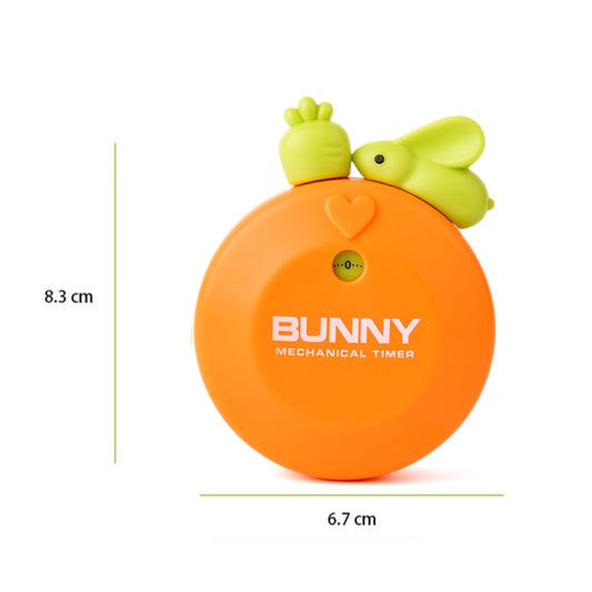 Rabbit 60 Minutes Mechanical Kitchen Cooking Count Down Alarm Timer Home Decorating Gadget, Random Color Delivery by bashfashion