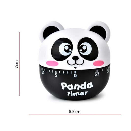 Panda 60 Minutes Mechanical Kitchen Cooking Count Down Alarm Timer Home Decorating Gadget, Random Color Delivery by bashfashion