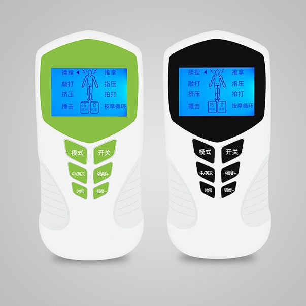 JCS-1015 LED Display Home Multi-function Voice Electronic Massage Instrument Timing Meridian Physiotherapy Instrument(Green) by bashfashion