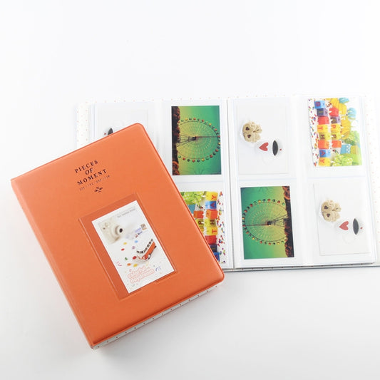 3 inch DIY Film Mulching PU Insert Type Mini Receive Photo Album, Random Color by bashfashion