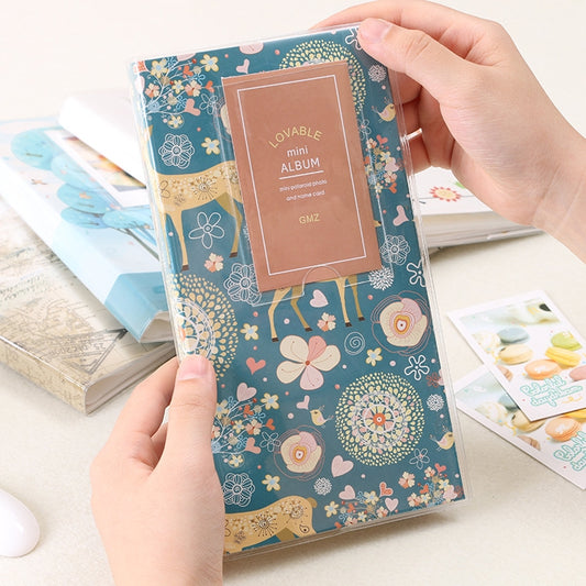 3 inch DIY Creativity Insert Type Forest Deer Pattern Mini Exquisite Photo Album by bashfashion