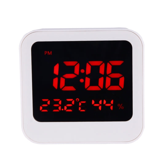 Desk Table Digital Backlight LED Alarm Clock with Time & Date & Temperature & Humidity Display by bashfashion