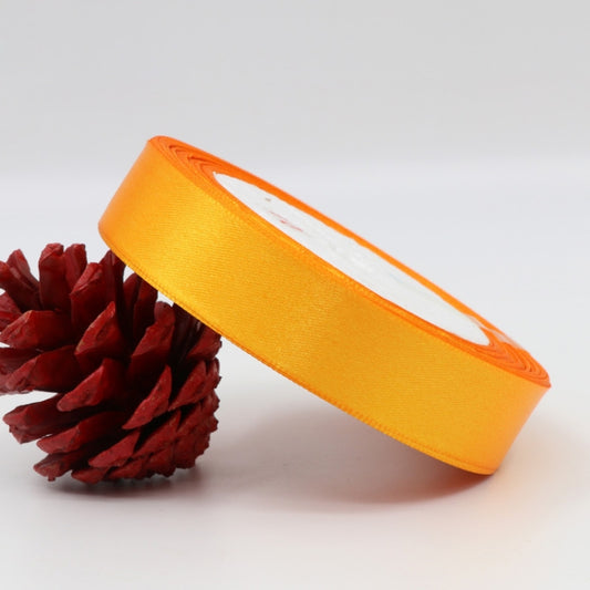 5 Volumes Color Satin Ribbons Handmade DIY Wedding Cake Decoration Holiday Gift Packages , Size: 22m x 2cm(Gold) by bashfashion