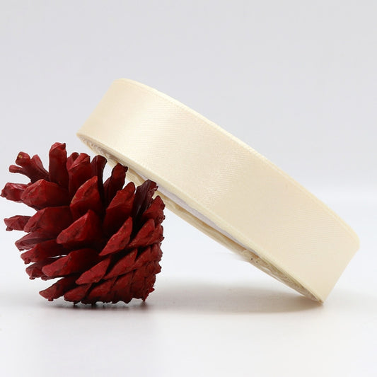 5 Volumes Color Satin Ribbons Handmade DIY Wedding Cake Decoration Holiday Gift Packages , Size: 22m x 2cm(Beige) by bashfashion