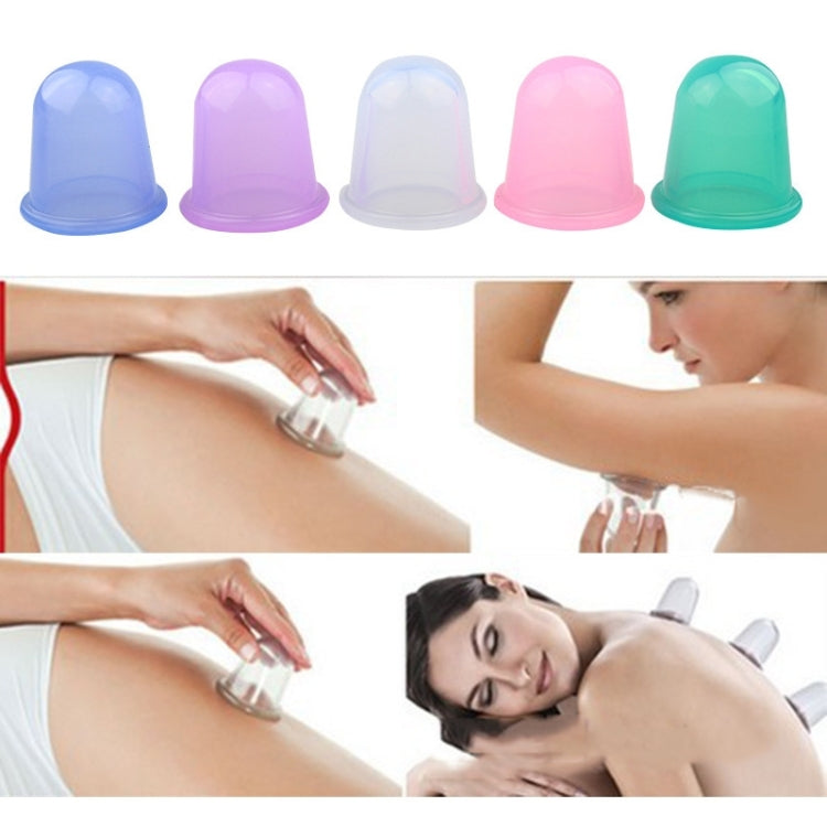 Health Care Body Massage Vacuum Silicone Cupping Cup,Random Color Delivery by bashfashion