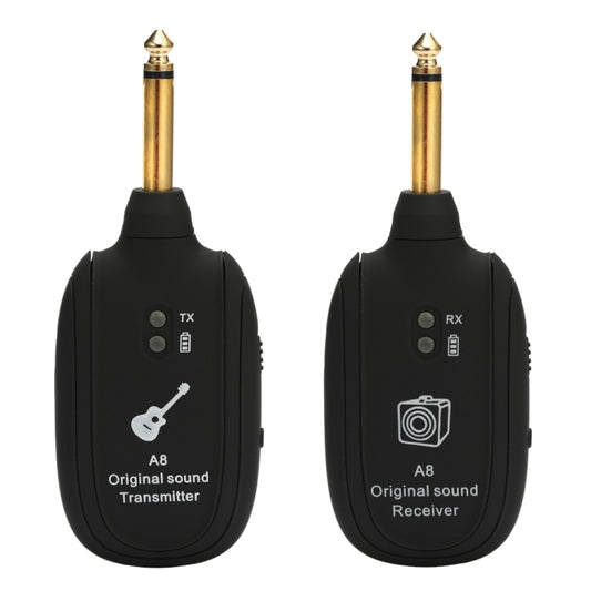 Guitar Wireless Transmitter Receiver A8 Electric Guitar Wireless Connection System Pickups by bashfashion