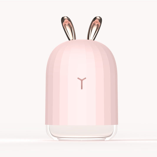 3life-318 2W Cute Rabbit USB Mini Humidifier Diffuser Aroma Mist Nebulizer with LED Night Light for Office, Home Bedroom, Capacity: 220ml, DC 5V by bashfashion