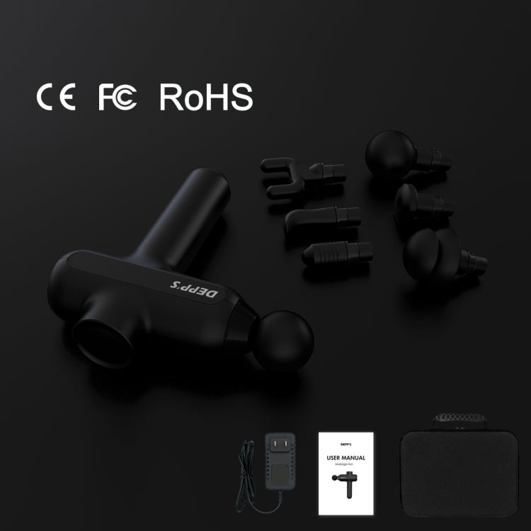 X6 Body Massage Band Rechargeable Muscle Massager Relaxer, AU Plug(Black) by bashfashion