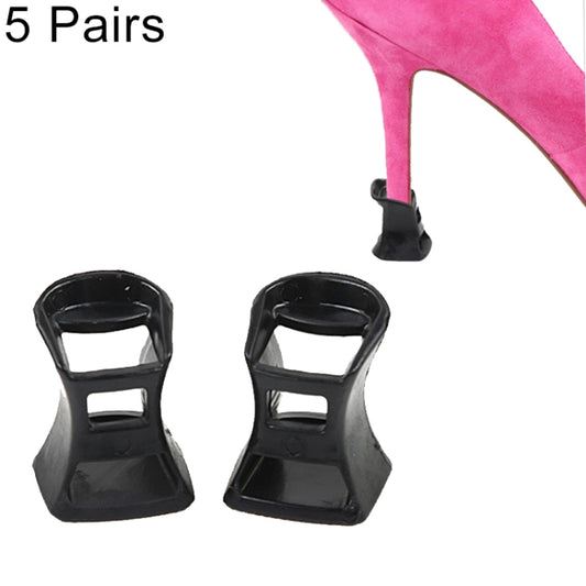 5 Pairs Hard Wearing Anti-slip PVC StoppersShoes High Heel Cover Protectors, Size: S ,Random Color Delivery by bashfashion