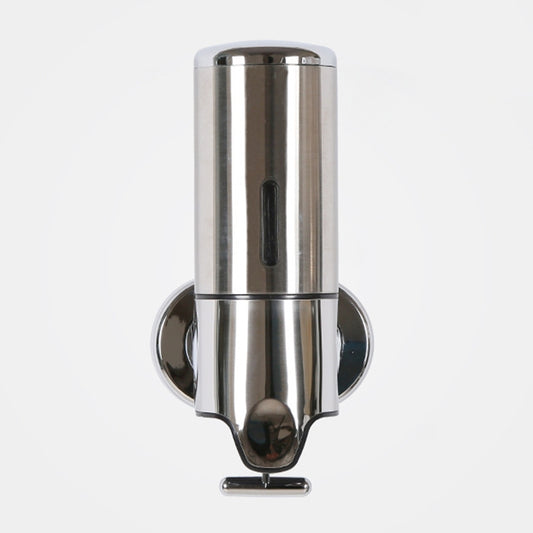 Hotel Shower Manual Dispenser Wall Mounted Washing Liquid Shampoo Soap Bottle, Capacity: 500ml(Stainless Steel) by bashfashion