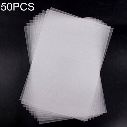 50 PCS Transparent Not Grinding Heat Shrink Film DIY Heat Shrink Film by bashfashion