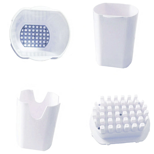 Kitchen Gadget Multi-function Potato Slicer(White) by bashfashion