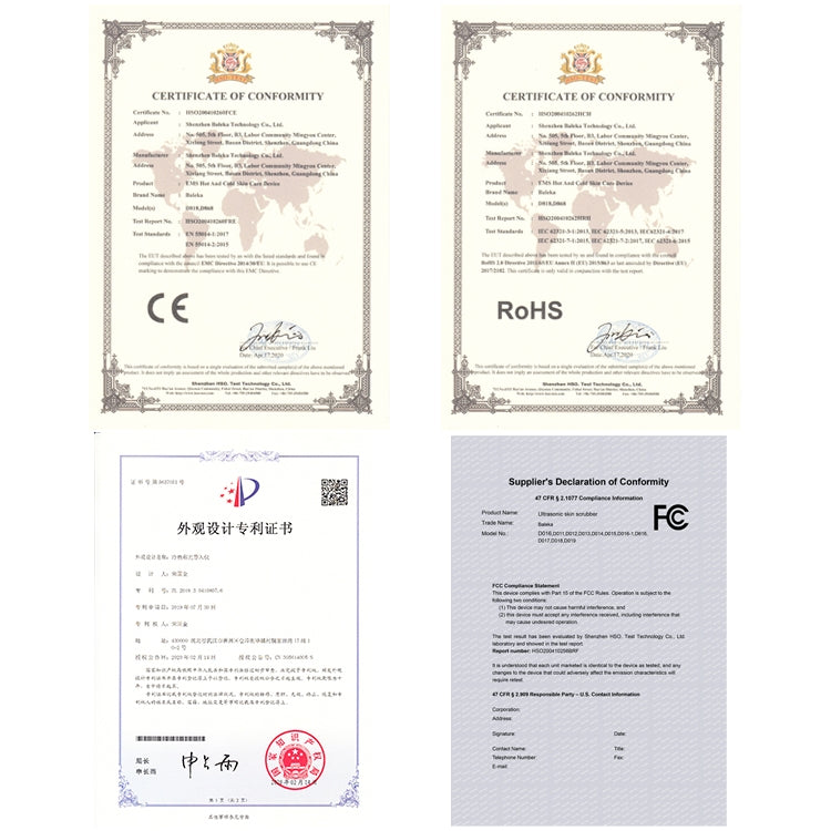 BLK-D818 Facial Beauty Instrument Hot and Cold Color Skin Rejuvenation Instrument EMS Micro Current Beauty Introduction Instrument(Pink) by bashfashion