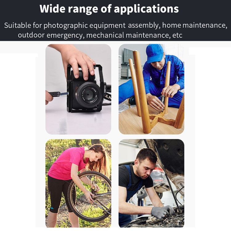 YELANGU 10 in 1 Multifunctional Wrench Screwdriver Tool by YELANGU