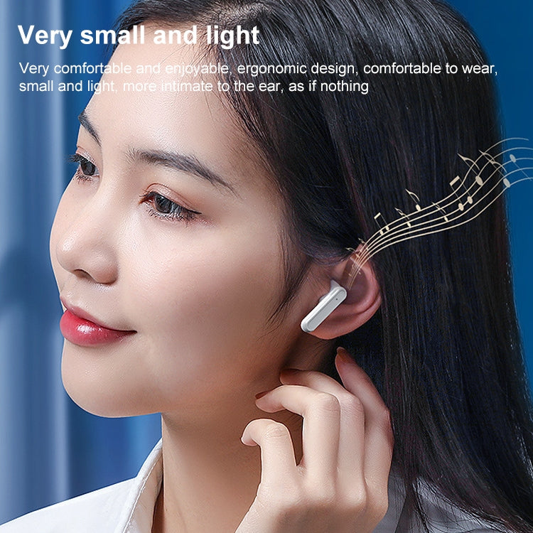 V9 Mirror Noodle Wireless Bluetooth Earphone with Charging Compartment (White) by bashfashion