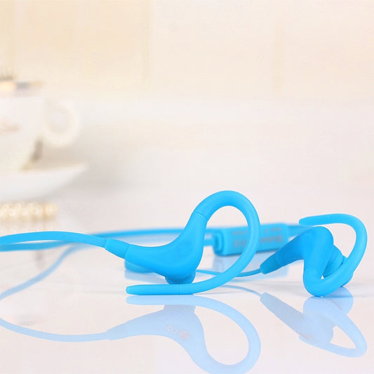 BT-1 Wireless Bluetooth In-ear Headphone Sports Headset with Microphones, for Smartphone, Built-in Bluetooth Wireless Transmission, Transmission Distance: within 10m(Blue) by bashfashion