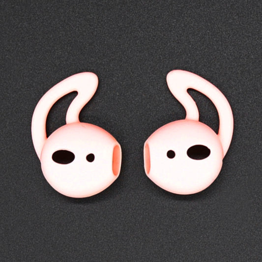 2pcs Wireless Bluetooth Earphone Silicone Ear Caps Earpads for Apple AirPods(Pink) by bashfashion