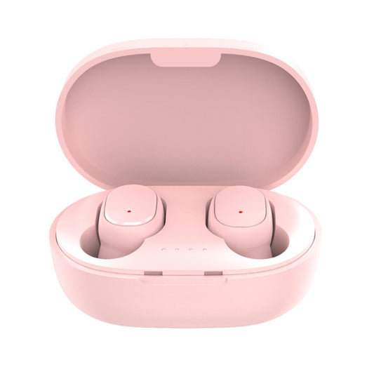 A6S IPX4 Waterproof Bluetooth 5.0 Wireless Bluetooth Earphone with Charging Box, Support for HD Calls & Siri & IOS Power Display (Pink) by bashfashion